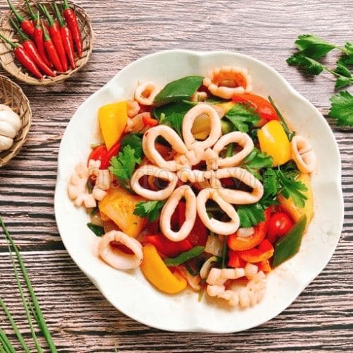 Mực vòng đông lạnh