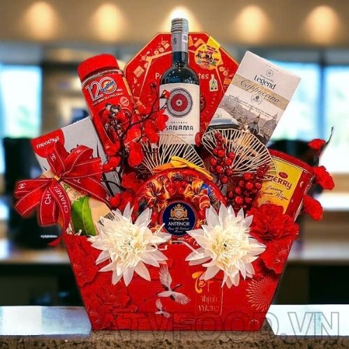 Giỏ quà Tết Phát Tài Phát Lộc