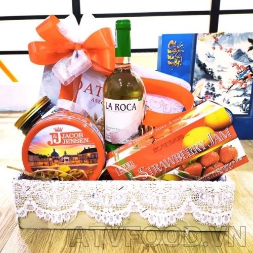 Giỏ quà tặng đế gỗ Đà Nẵng