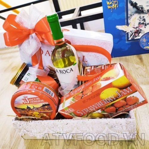 Giỏ quà tặng đế gỗ Đà Nẵng