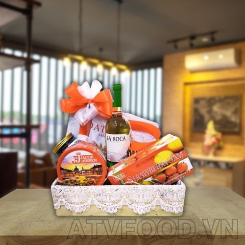 Giỏ quà tặng đế gỗ Đà Nẵng