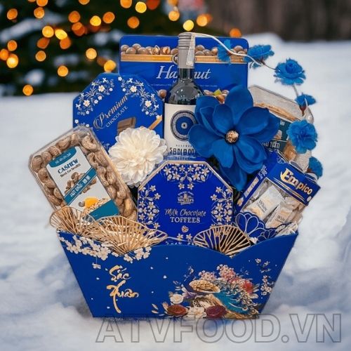 Giỏ quà Tết sang trọng 02