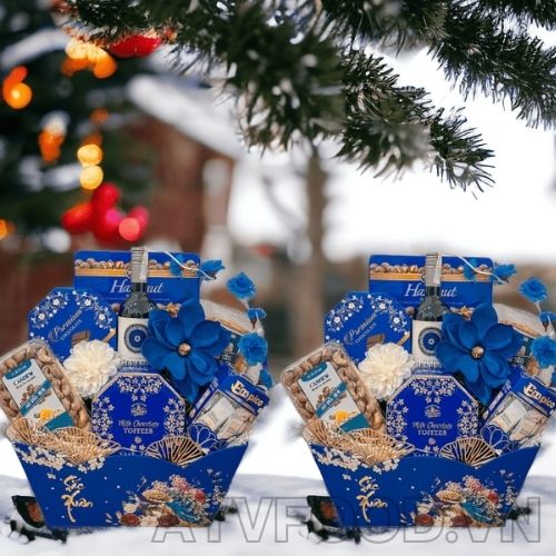 Giỏ quà Tết sang trọng 02