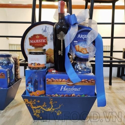 Giỏ quà Khai Xuân Năm Mới